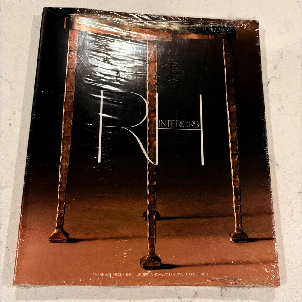 New in plastic “RH” Restoration Hardware 2025 Interiors Catalog